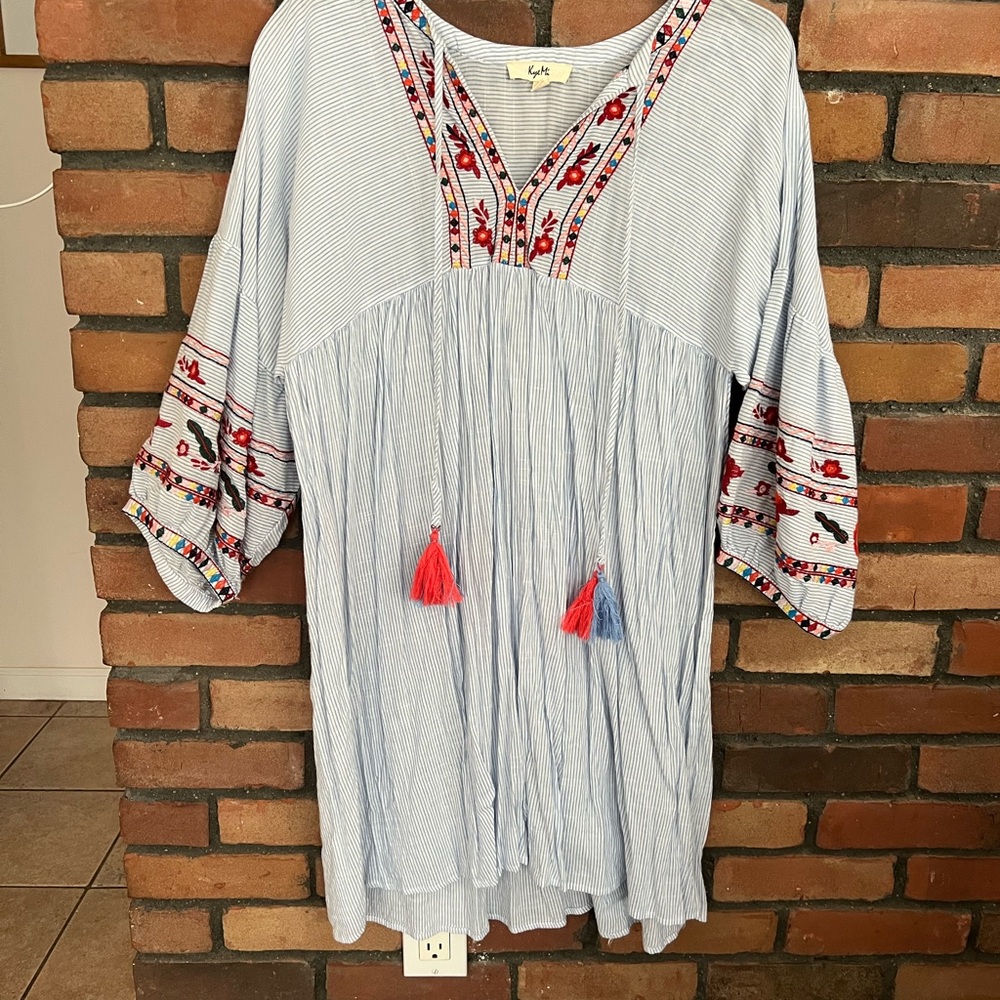 Striped Cover Up Dress from Kyi Mi